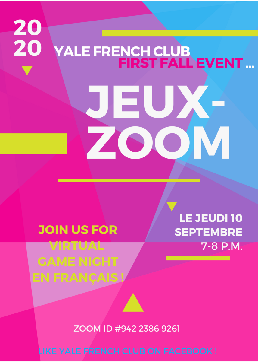 Soirée Jeux ! French game night (afternoon) ! – Events and